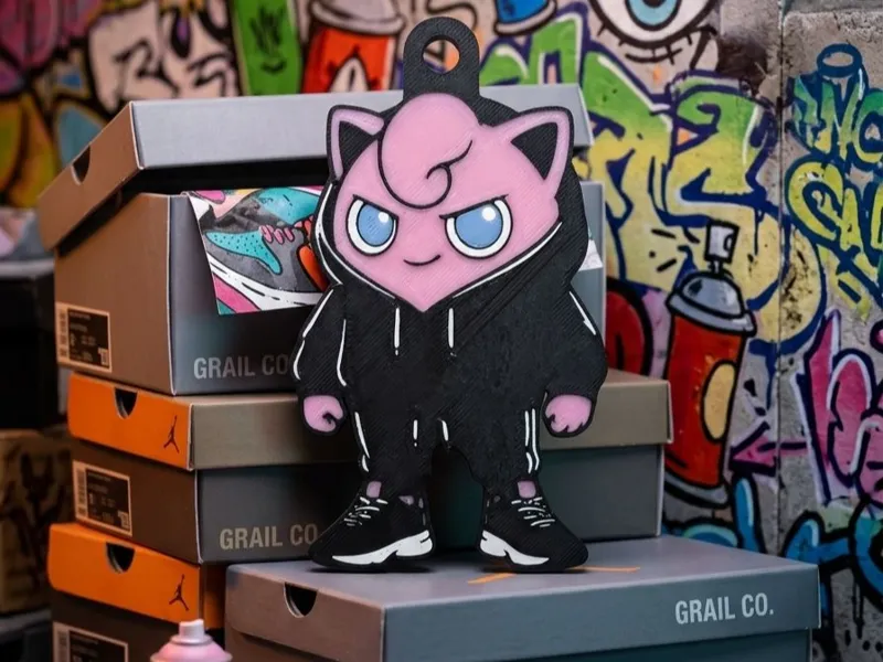 Pumeluff im Urban Style - Schlüsselanhänger