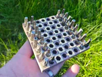 0.2mm layer, 2 walls, 5% infill
