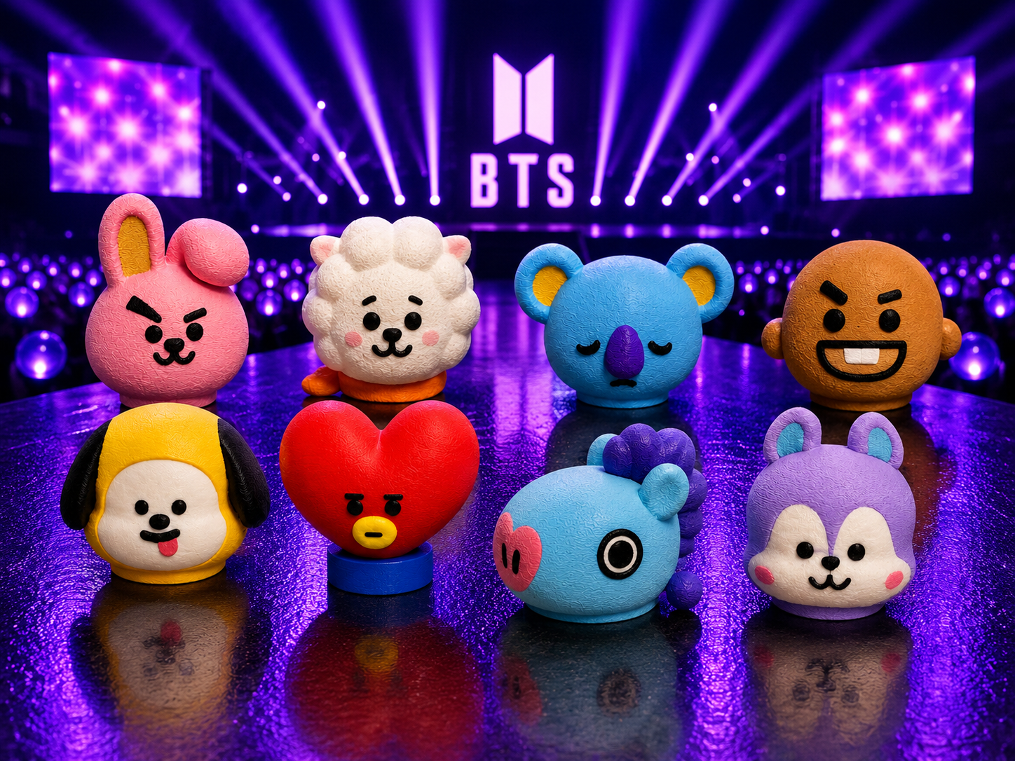 BT21 Character Light Stick Topper Ver 4 - 1