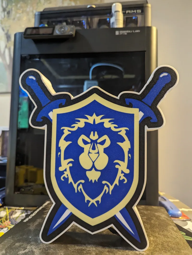 WoW Alliance coat of arms light - World of Warcraft