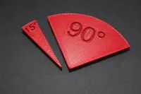 No AMS: engraved numbers, 15-360 deg in steps of 15 deg