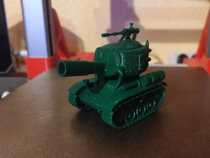 Brinquedo tanque de guerra Sorridente