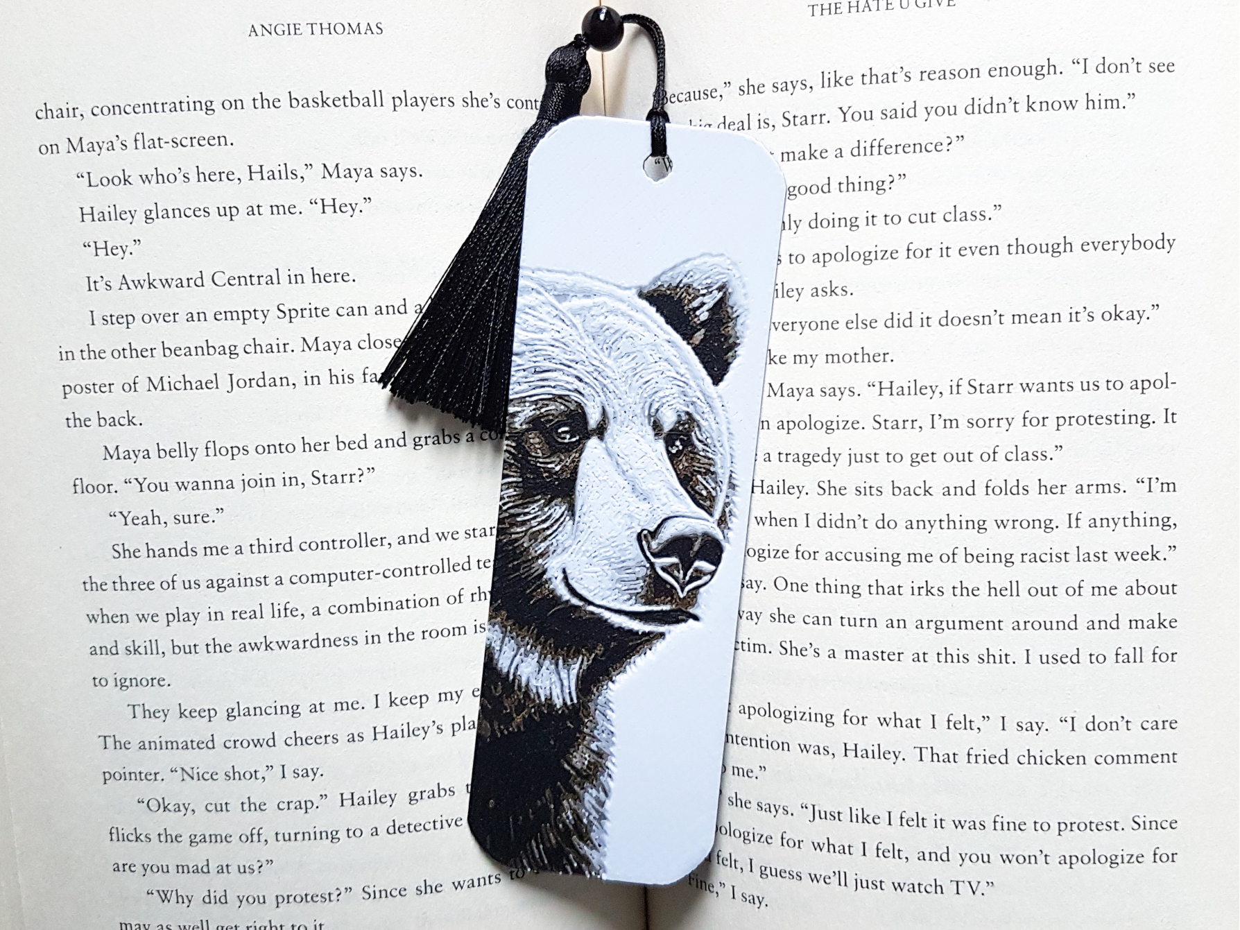 Bookmark, Bear, Hueforge