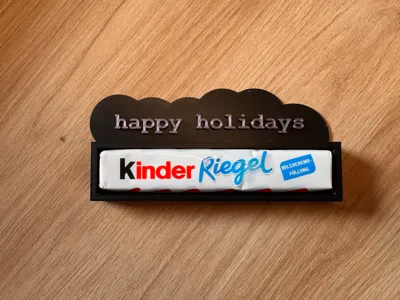 Happy holidays for Kinder bars or Duplo
