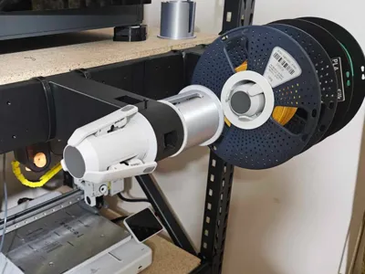 AMS Lite filament roll holder - wall mount