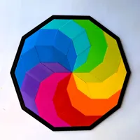 two colour pieces