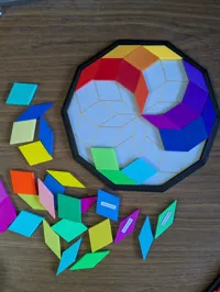Single colour pieces