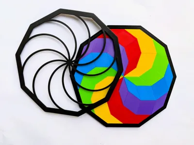 Geometric Puzzle and Pattern Play