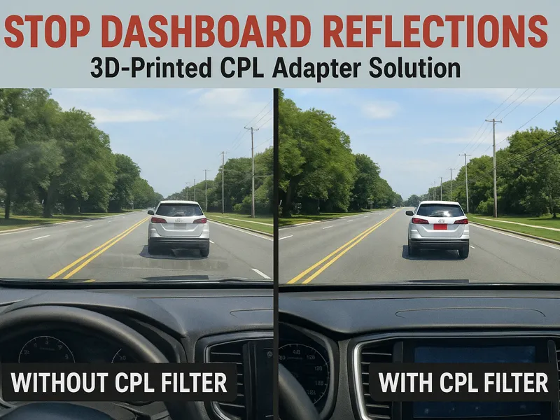 GKU D900 CPL Adapter - Stop Reflections
