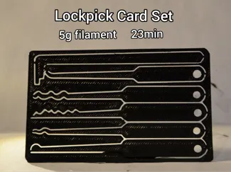 Lockpick Card Set 