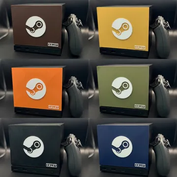 Letrero o emblema decorativo: Steam Machine Faceplate - With Steam Logo — vista de referencia 4