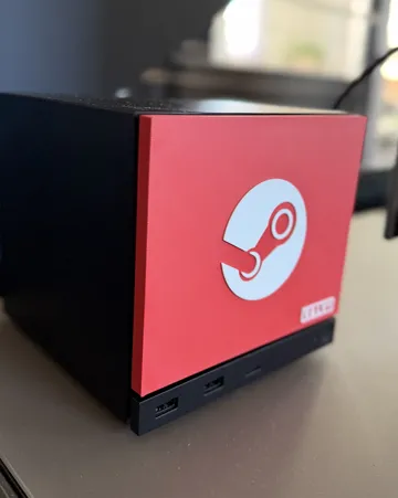 Letrero o emblema decorativo: Steam Machine Faceplate - With Steam Logo — vista de referencia 5