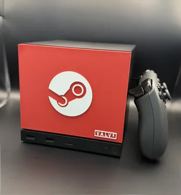 Letrero o emblema decorativo: Steam Machine Faceplate - With Steam Logo — vista de referencia 3