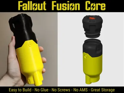 Fallout Fusion Core - Storage [No Screws or Glue]
