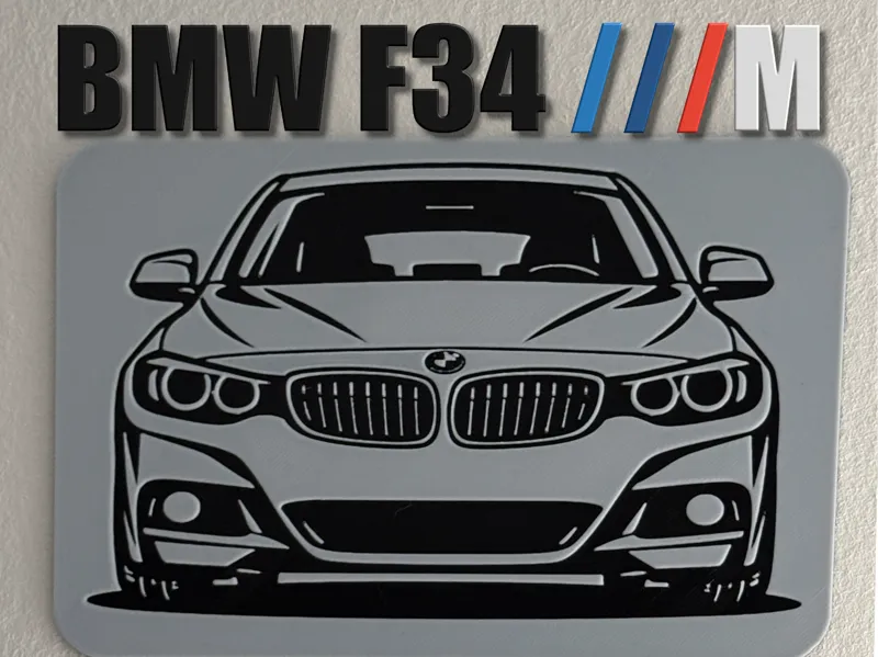 BMW F34 M-Package Wall Decoration