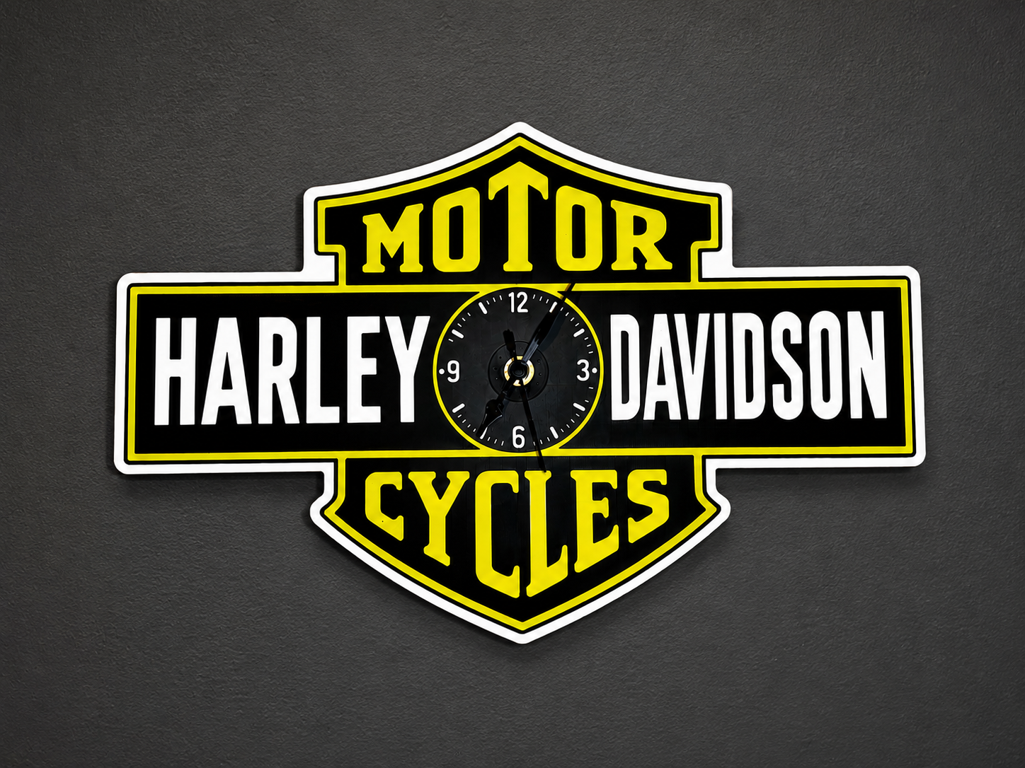 Miniatura 1 do modelo 3D Harley Davidson Clock