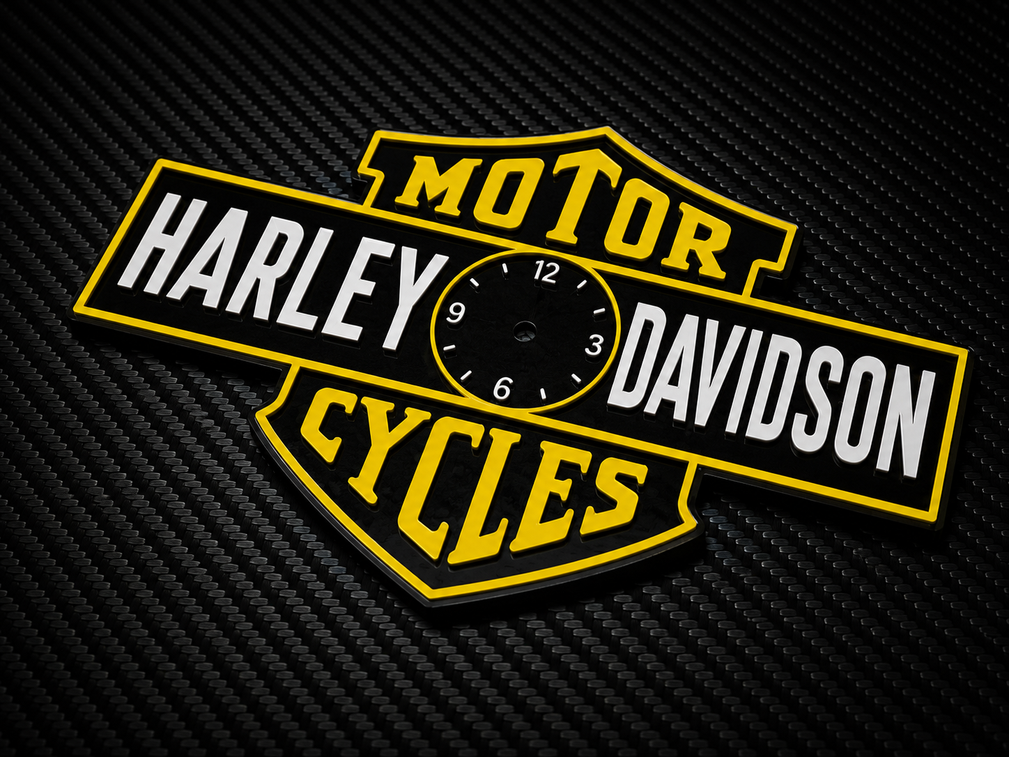 Harley Davidson Clock