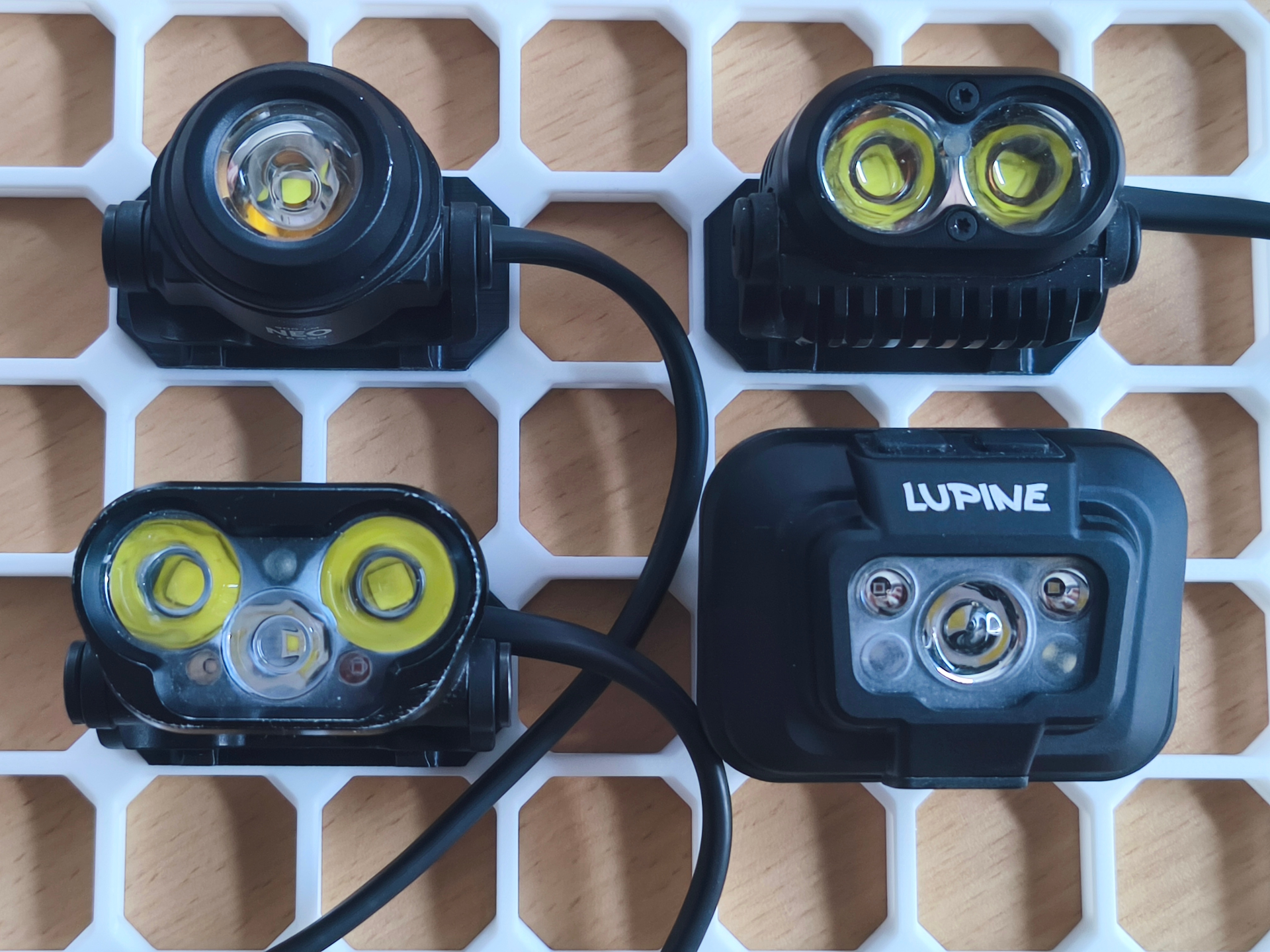 openGrid Mount for Lupine FrontClick Headlamps