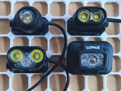 openGrid Mount for Lupine FrontClick Headlamps
