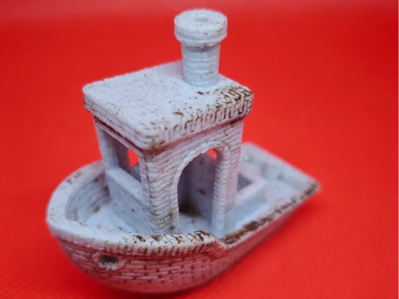 Benchy made out of Bricks