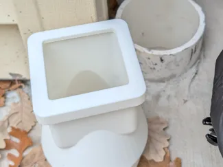 Square Rain Gutter Downspout Adapter