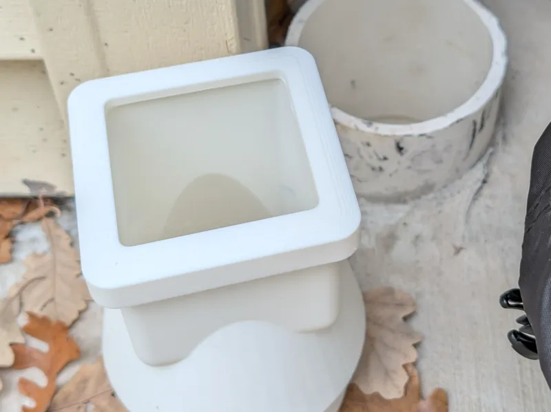 Square Rain Gutter Downspout Adapter  