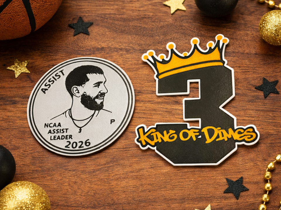 Braden Smith - King of Dimes sign / magnets