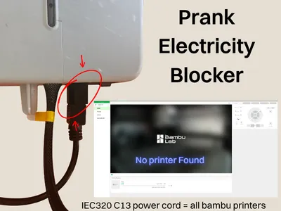 Bambu Powercord blocker prank