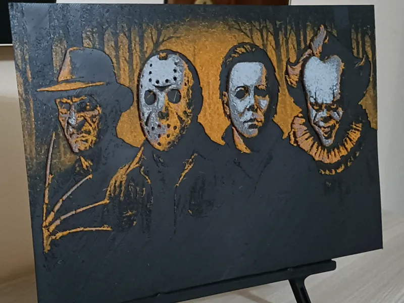 Hueforge It Friday the 13th Freddy Krueger Jason