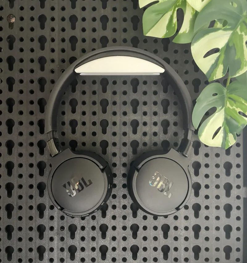 Aldi pegboard headphone holder