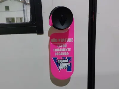 GTA VI Gamer Door Sign – Do Not Disturb
