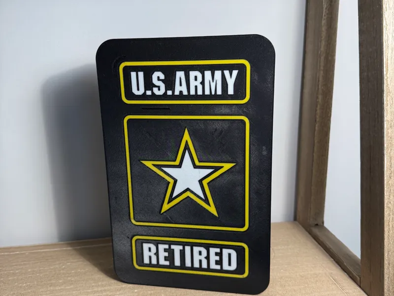 US Army Retired light box