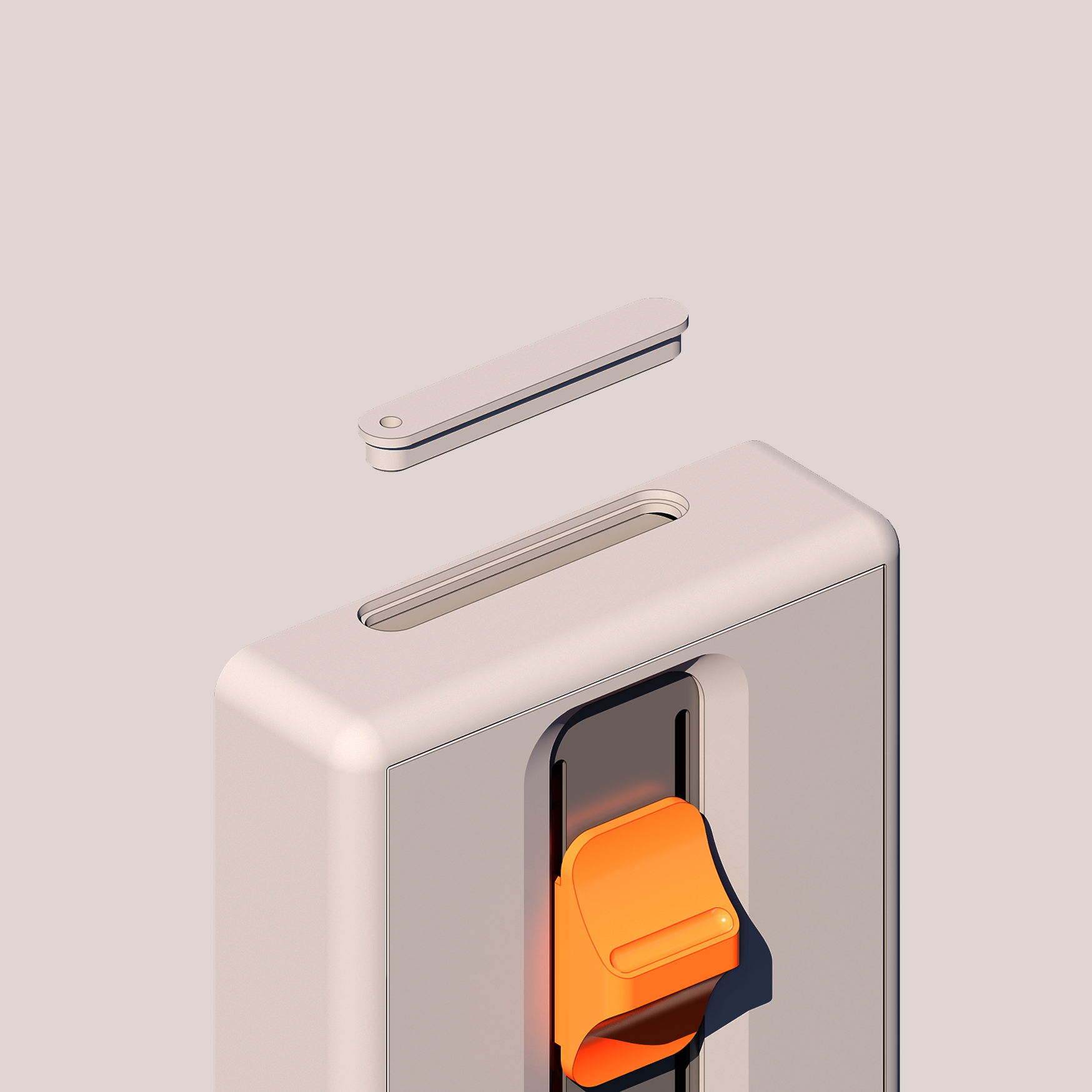 Miniatura 3 do modelo 3D 拉绳开关 | 小朋友够得着