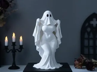 Sheet Bae - Female Ghost Cosplay Figure 