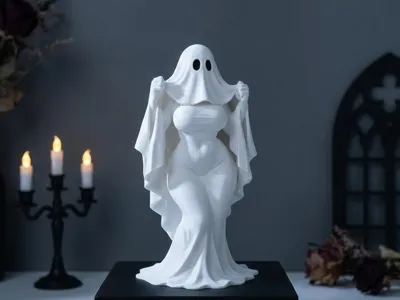 Sheet Bae - Female Ghost Cosplay Figure 