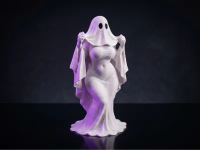 Sheet Bae - Female Ghost Cosplay Figure 
