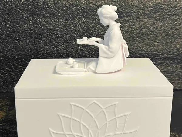 Boîte à thé Lotus