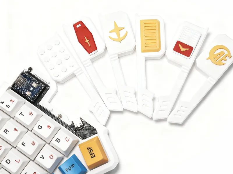 Silakka54 Split Keyboard MCU Cover Plate