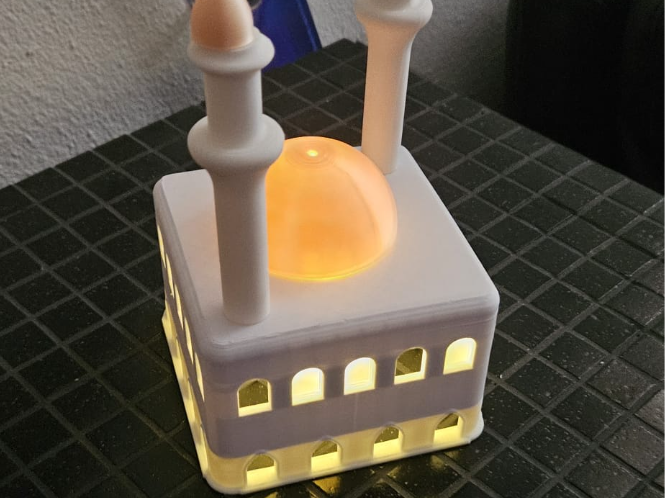 Modular Mosque – 3D Printed LED Candle Lamp 