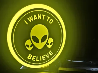 Alien - I Want To Belive Lightbox