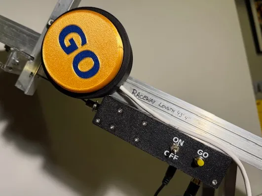 Pinewood Derby Solenoid Starter Big Button Project