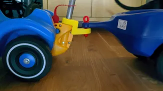 Anhängerkupplung für Bobby Car Schubstange