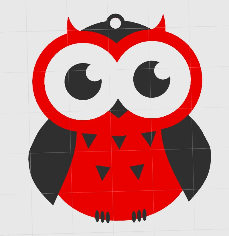 Owl keychain