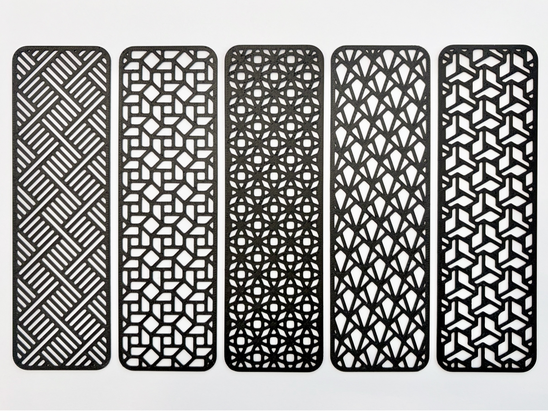 Geometric Line Art Bookmarks - Collection 3