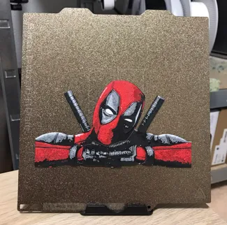 Deadpool HueForge- 4 color, No Background