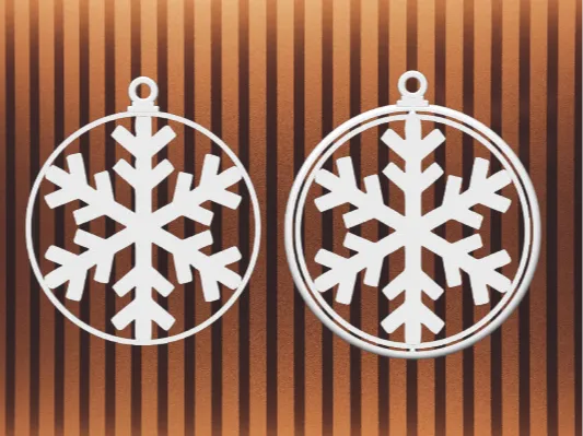 Ornament / Snowflake for Christmas tree