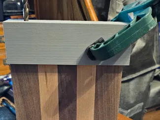 Drill Guide for Cheese Slicer Hardware