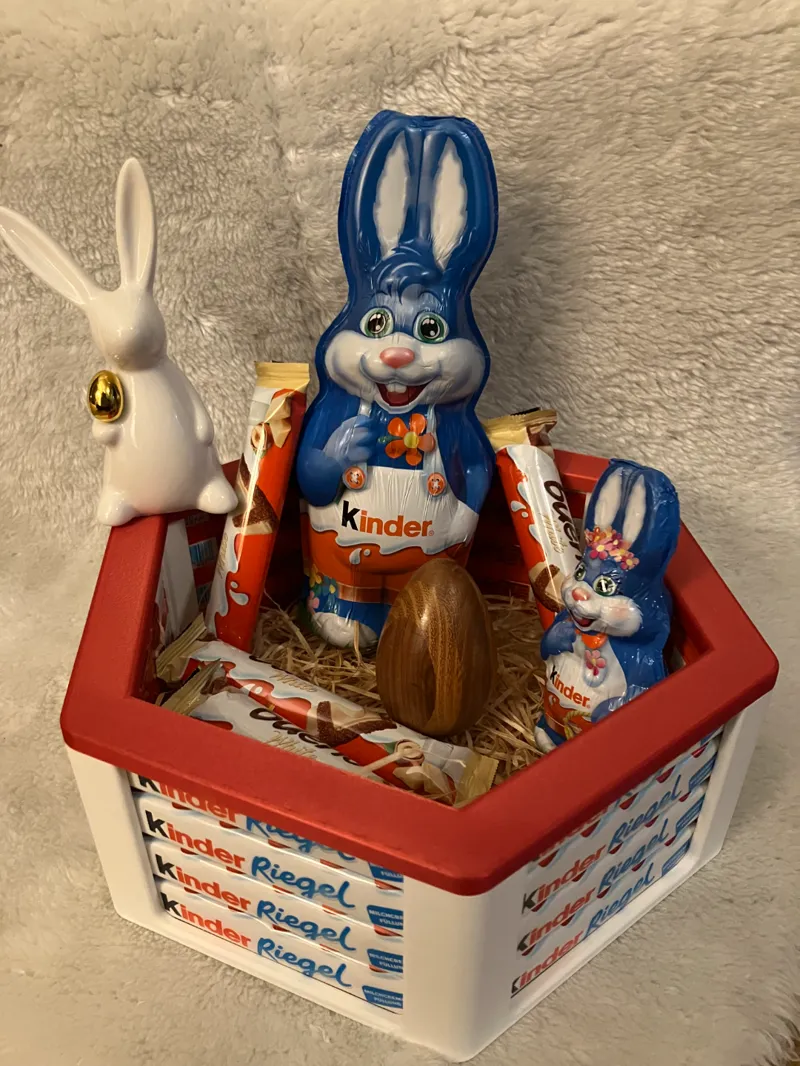 Kinder Riegel Box Korb