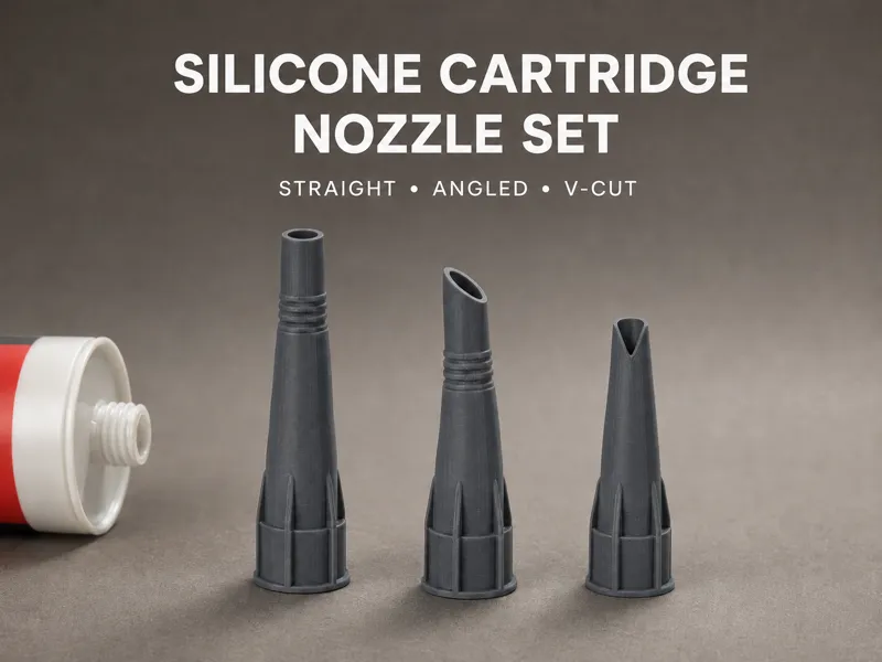 Silicone Cartridge Nozzle Set