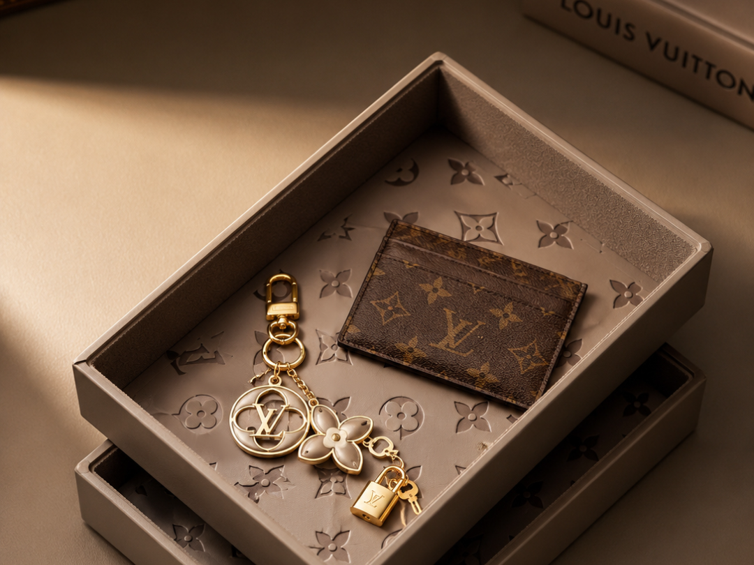 可堆叠LV风格桌面托盘 首饰收纳盒（2款）Stackable LV-Inspired Storage